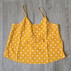 Abound Yellow Polka Dot Camisole